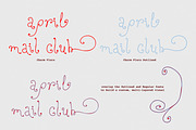 Charm Flora// Curly Font Set, a Handwritten Font by PeachCreme (Thumbnail 13 of 18)