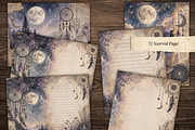 Celestial Printable Journal Kit, a Decorative Illustration by Print Haven Mochi Vintage (Thumbnail 2 of 9)