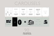 Instagram Carousel kit and Quotes, a Social Media Template by Bonumo (Thumbnail 2 of 17)