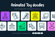 Animated Toy Doodles Set, an Object Graphic by Brickclay (Thumbnail 1 of 5)