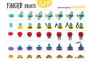 Finger prints ART, an Animal Illustration by Alena Razumova (Thumbnail 3 of 14)