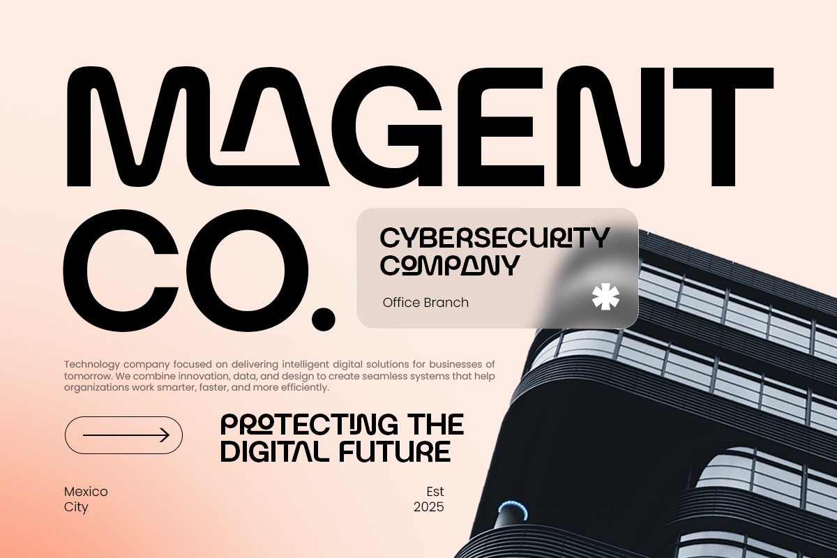 Necara - Geometric Technology Font, a Sans Serif Font by TokoPress (Photo 3 of 13)
