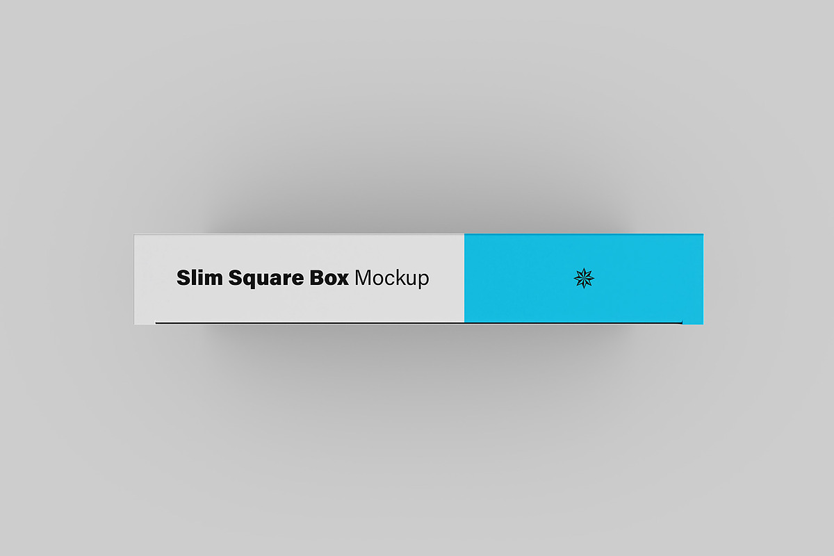 Slim Square Box Mockups - 6 views, a Mockup by Illusiongraphic (Photo 4 of 15)