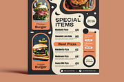 Food Menu Template, a Flyer Template by MightyDesign (Thumbnail 5 of 8)