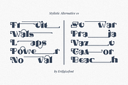 Luminescent Elegance Font, a Sans Serif Font by Erifqizefont (Thumbnail 12 of 21)