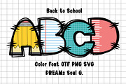 Back to School Breath OTF PNG SVG, a Symbol Font by DREAMs Soul G. (Thumbnail 1 of 5)