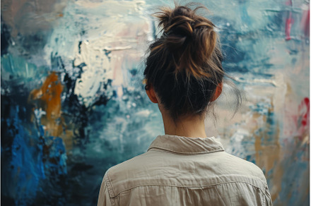 Blank Canvas unfinished paint woman, an Arts & Entertainment Photo by Ylivdesign