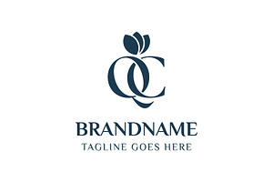 Letters QC Beauty Logo, a Branding & Logo Template by Pray Art Design Studio