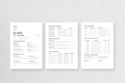 Scope Of Work | MS Word & Indesign, a Stationery Template by design_hut (Thumbnail 2 of 7)