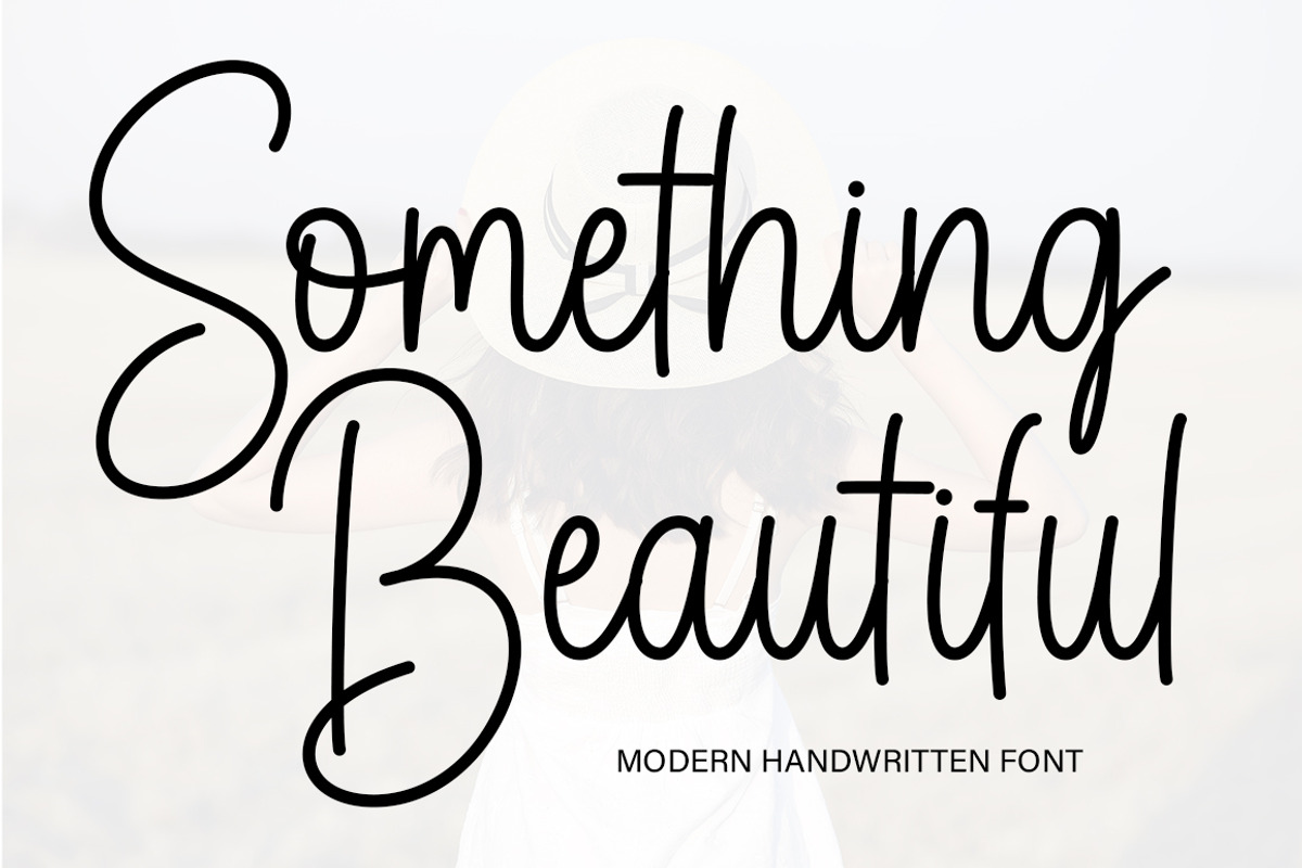 Something Beautiful, a Script Font by DN Creative (Photo 1 of 6)