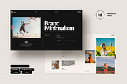 Brand Guideline InDesign Template, a Presentation Template by Work_Stock (Thumbnail 1 of 6)