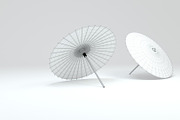 Japanese Umbrella, an Object 3D Model by 3DTreatment (Thumbnail 5 of 8)