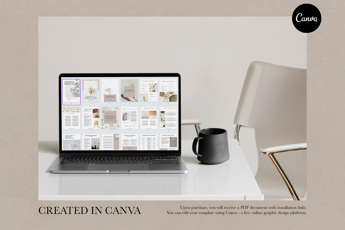 Services & Pricing Template | JANE, a Brochure Template by Studio Next (Photo 14 of 14)