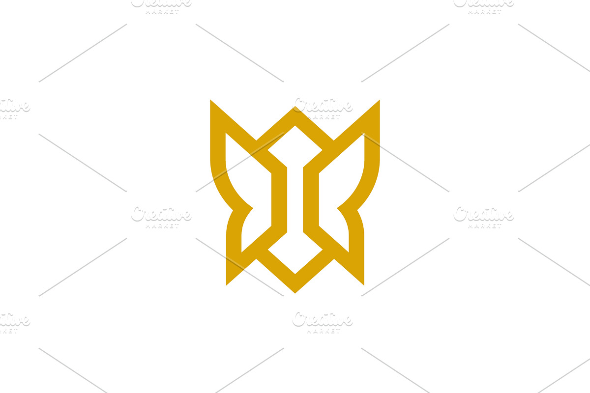 butterfly link network connect logo, a Branding & Logo Template by Rasagama Studio