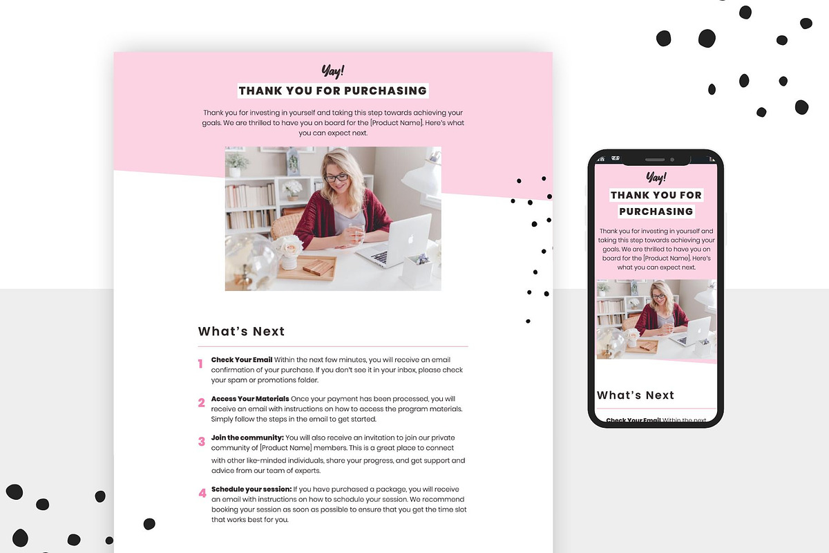 Pink Ebook Sales Templates Wordpress, a WordPress Template by ltsdesigns (Photo 5 of 7)