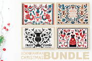 Scandinavian Christmas Bundle, an Animal Illustration by Chus Moreno Studio (Thumbnail 1 of 15)