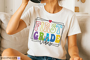 First Grade Vibes SVG Back to School, a Graphic by mh_arif (Thumbnail 3 of 4)