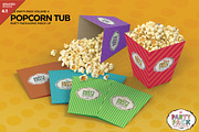 Popcorn Tub Packaging MockUp, a Packaging Mockup by INCDesign (Thumbnail 1 of 7)