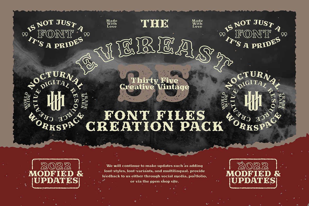 Evereast Font Family, a Slab Serif Font by Nocturnal Workspace (Photo 5 of 14)