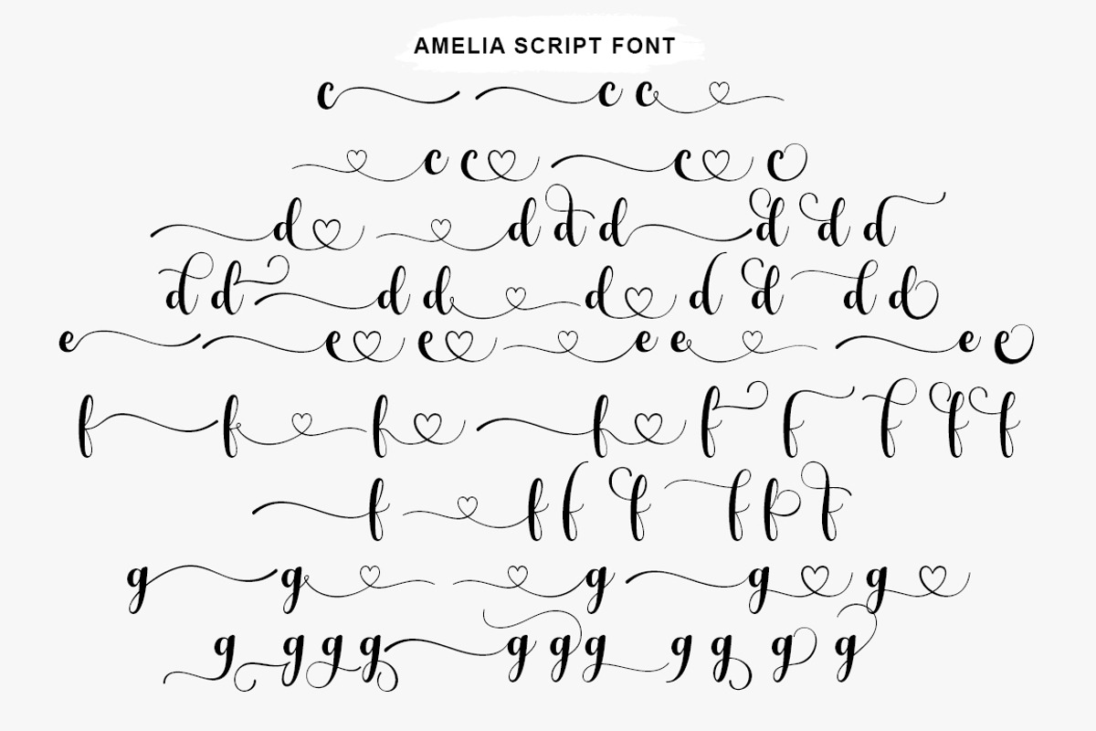 Ameliora - 3 Font, a Script Font by MjStudio31 (Photo 10 of 15)