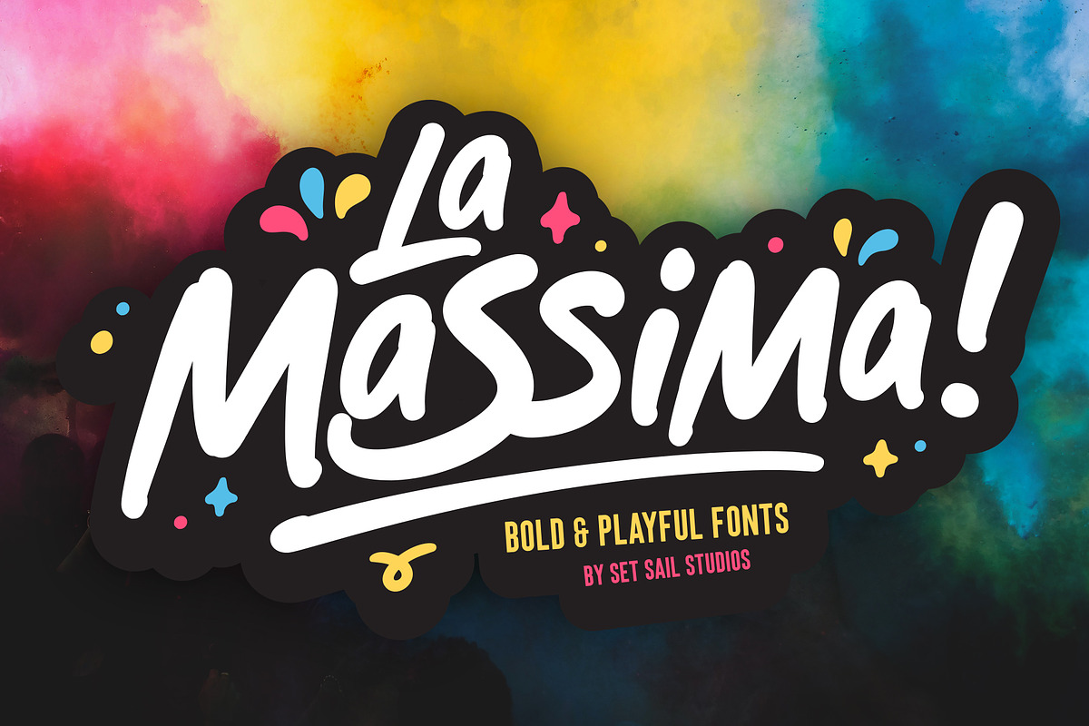 La Massima Font Set, a Handwritten Font by Sam Parrett (Photo 1 of 8)