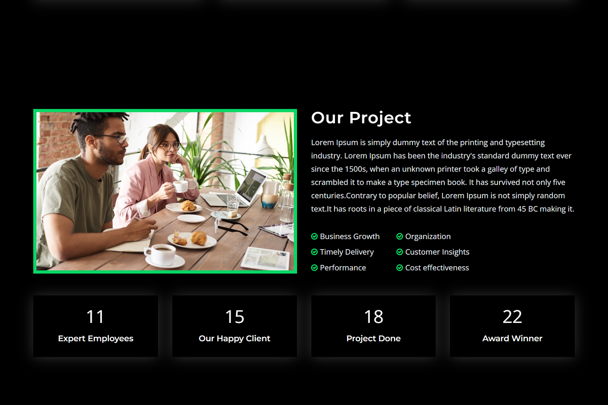 Digital Marketing Agency Website, a Bootstrap Template by Themeplaza (Photo 4 of 7)