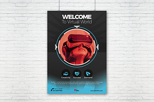 Poster Template, a Stationery Template by artisanHR