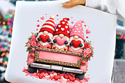 Gnomes Leopard Truck Valentine’s Day, an Illustration by DreamCafeArt (Thumbnail 6 of 8)