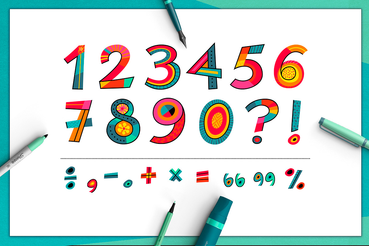 Yeah! - alphabet & set of words, an Object Graphic by Alextanya (Photo 7 of 8)