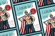 Labor Day Flyer, a Flyer Template by ashenterprise (Thumbnail 2 of 2)