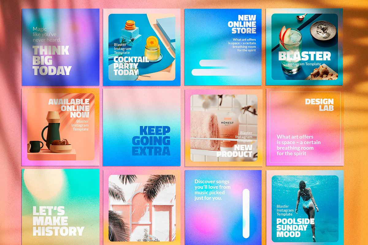 BLASTER - Canva Instagram Template, a Social Media Template by LEROY Design (Photo 2 of 4)