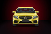 Mercedes-Benz sedan MockUp Set, a Product Mockup by PSD Market (Thumbnail 6 of 6)