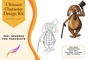 Character Design-Procreate Brushes, a Brush Add-On by MissPerfectKaos (Thumbnail 2 of 16)