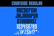 Courtside Typeface, a Font by MightySHORT (Thumbnail 2 of 7)