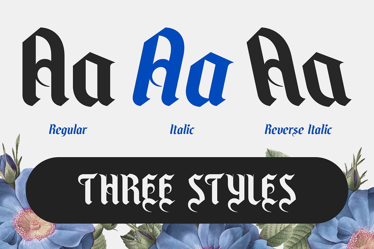 CS Shore – Gothic Font, a Blackletter Font by Craft Supply Co. (Photo 6 of 8)