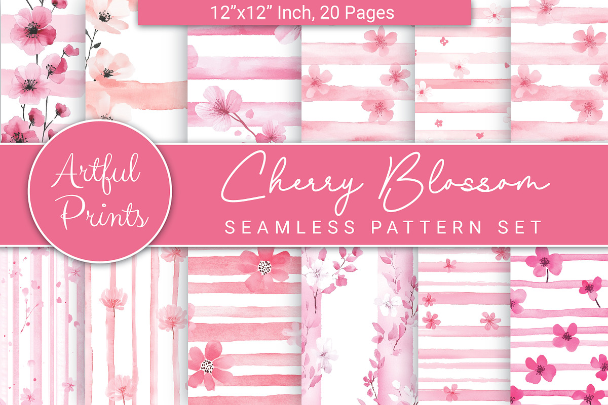 Charrey Bolsoom Seamless Pattern, a Pattern Graphic by Artful Prints (Photo 1 of 3)