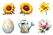 Watercolor Spring Clipart, a Graphic by CitraGraphics (Thumbnail 5 of 5)