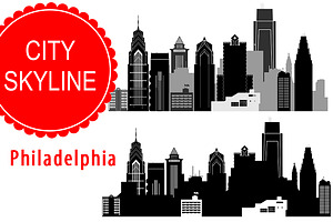 Philadelphia Vector Skyline