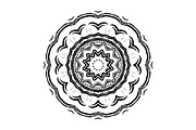 Modern Black and White Mandala Pack, a Decorative Illustration by NJ Himel (Thumbnail 6 of 101)