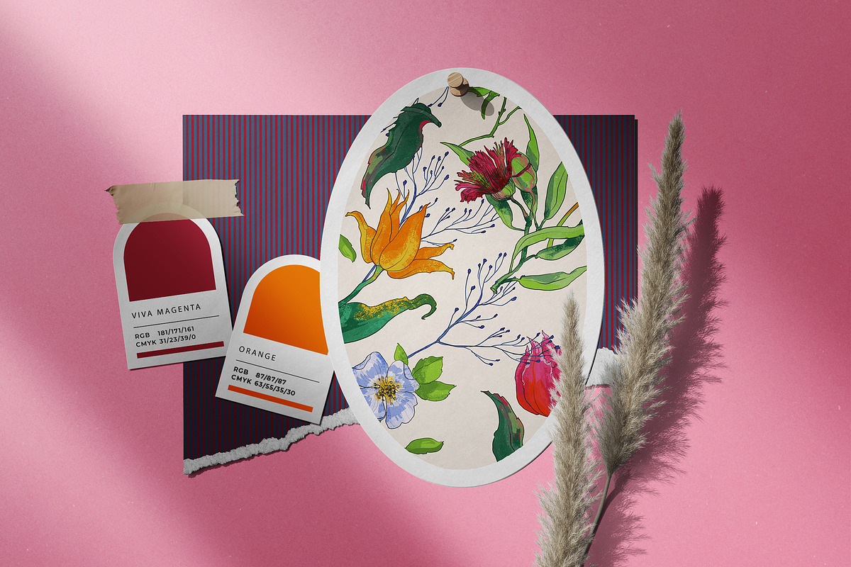 Flower Queen. Botanical vintage, an Object Illustration by Colden Blue (Photo 2 of 14)