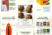 Nutrition Post Template Set I Canva, a Social Media Template by The Social Stuff (Thumbnail 10 of 12)
