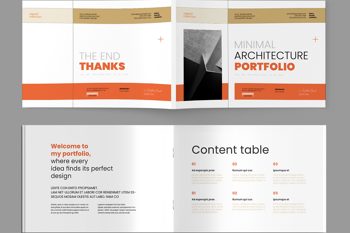 Architecture Magazine Template preview 2