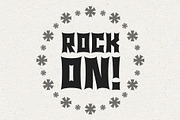 Monsta Rocka - a monster rocker font, a Font by Little Type Factory (Thumbnail 1 of 14)