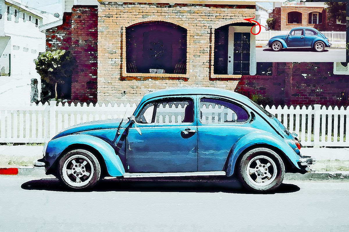 Classic Watercolor Photo Effect, an Action Add-On by Photoshop Action (Photo 21 of 27)