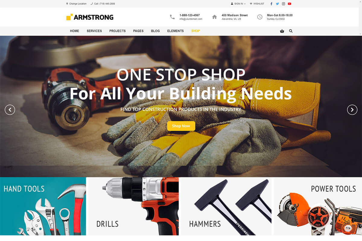ArmStrong- Industrial & Business, a WordPress Template by Cherry Wordpress Theme (Photo 11 of 11)