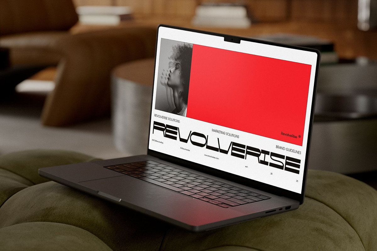 Brand Guidelines RevolveRise, a Presentation Template by Viva Agency (Photo 2 of 9)