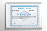 Certificate or Diploma Templates, a Stationery Template by idesignstudio (Thumbnail 1 of 5)
