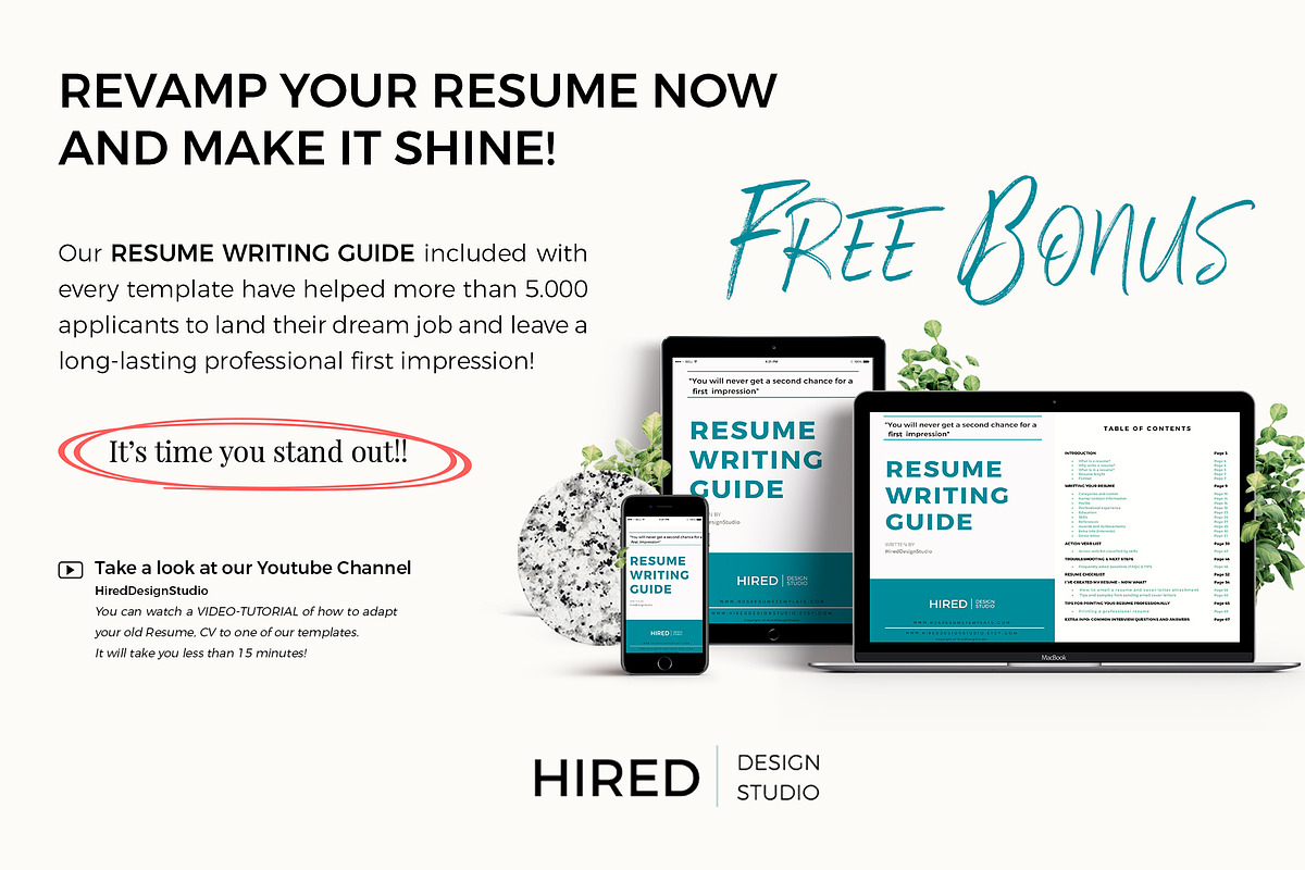 Nurse Resume Template | Nursing CV, a Resume Template by HIRED Design Studio (Photo 9 of 12)