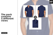 Short Sleeves Dress Shirt Mock-up, a Household Mockup by Mocca Mockups Store (Thumbnail 2 of 9)