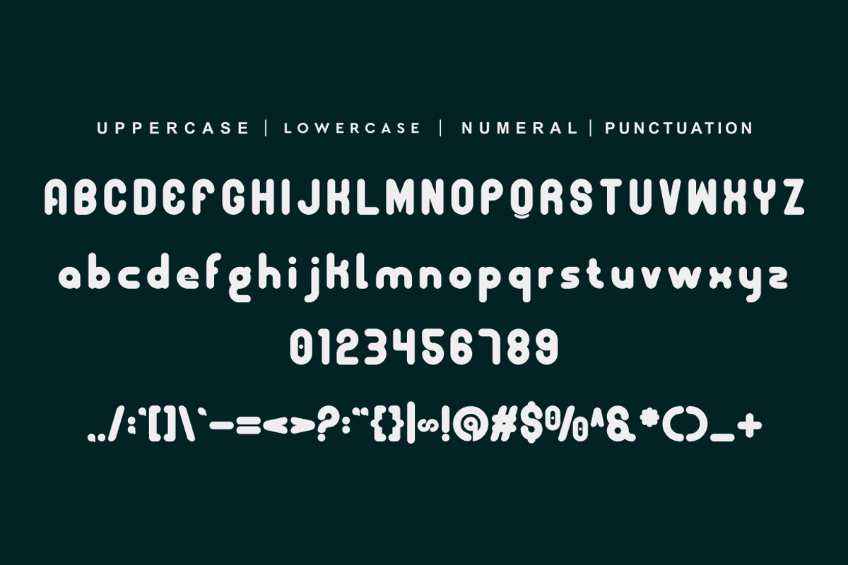 Gomena - Minimal & Logo Font, a Sans Serif Font by QR Design Studio (Photo 6 of 7)